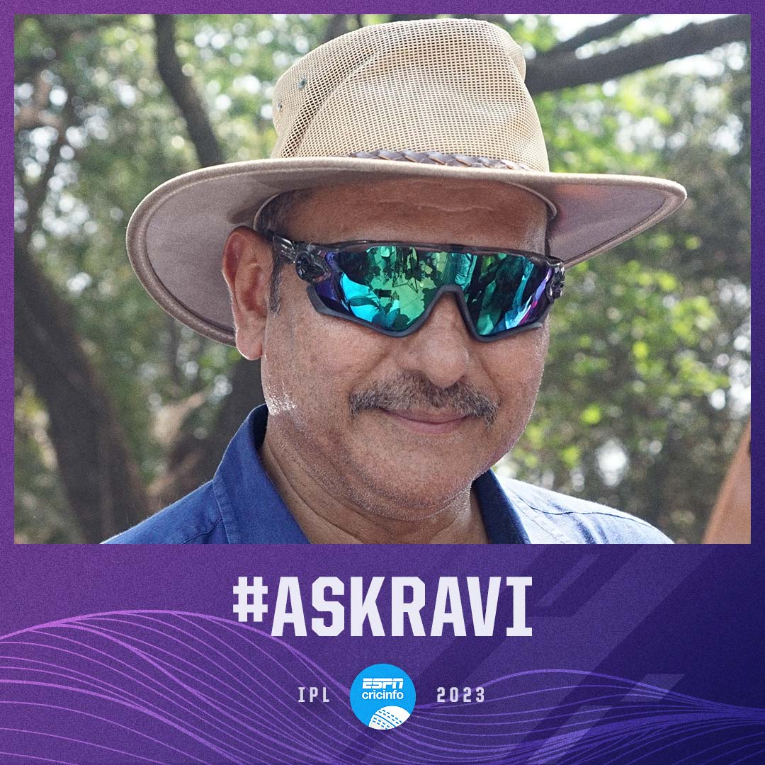 cricinfo's tweet photo. Got a question for @RaviShastriOfc?
Send them in using #AskRavi
#IPL2023 #CricketTwitter https://t.co/RvaRThvrr9
