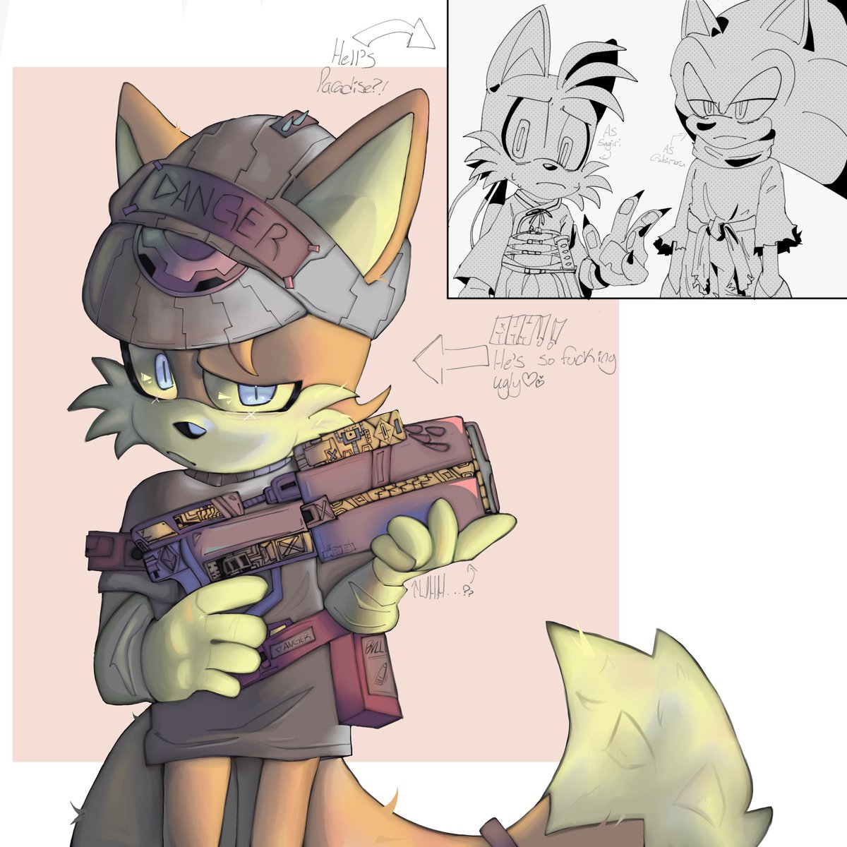 5h0w1sh's tweet image. Dawg. Rendering Tails took forever- (WATCH HELLS PARADISE RN)

#SonicTheHedgehog #TailsTheFox