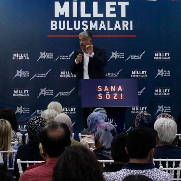 adanayadeva's tweet photo. CHP Milletvekili Adayımız ve Kurucu İl Başkanımız Sadullah Kısacık'la beraber, Adana Büyükşehir Belediye Başkanımız Zeydan Karalar'ın da katılımıyla Akıncılar Millet Buluşması'nda yerimizi aldık.

#ÇalışanTürkiyeninSesi https://t.co/FyLKWxHTVy