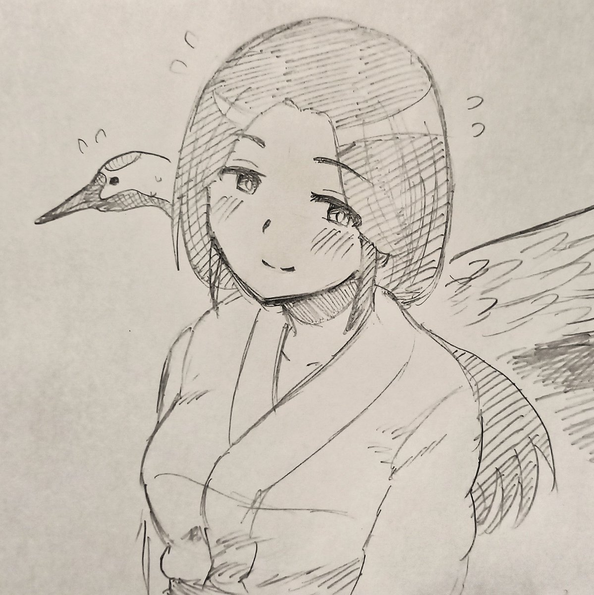 おつうさん らくがき