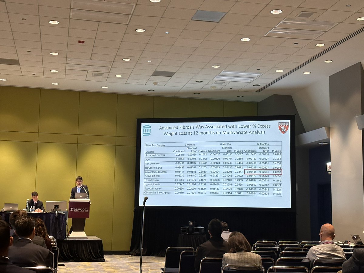 Muhammad Haseeb (@haseeb170) on Twitter photo <a href="/ThomasWangMD/">Thomas Wang</a> from <a href="/BrighamGI/">Brigham and Women's GI</a> representing Developmental Endoscopy Lab, presenting: “Advanced Liver Fibrosis is associated with ⬇️ weight loss after Bariatric Surgery” <a href="/SSATNews/">SSAT</a> <a href="/DDWMeeting/">Digestive Disease Week</a> #DDW2023 <a href="/ThomasWangMD/">Thomas Wang</a> from <a href="/BrighamGI/">Brigham and Women's GI</a> representing Developmental Endoscopy Lab, presenting: “Advanced Liver Fibrosis is associated with ⬇️ weight loss after Bariatric Surgery” <a href="/SSATNews/">SSAT</a> <a href="/DDWMeeting/">Digestive Disease Week</a> #DDW2023