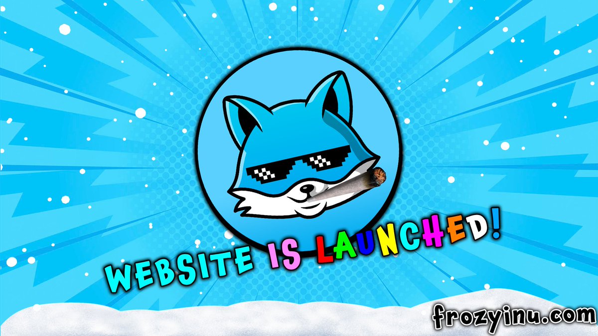 FrozyInu's tweet photo. WEBSITE LAUNCHED!! 🚀🔥
LETS GOOOO! 📈📈
https://t.co/mlEuoJxH26 🌐
$FRZ #FROZY #FROZYINU https://t.co/xpTXMByybf