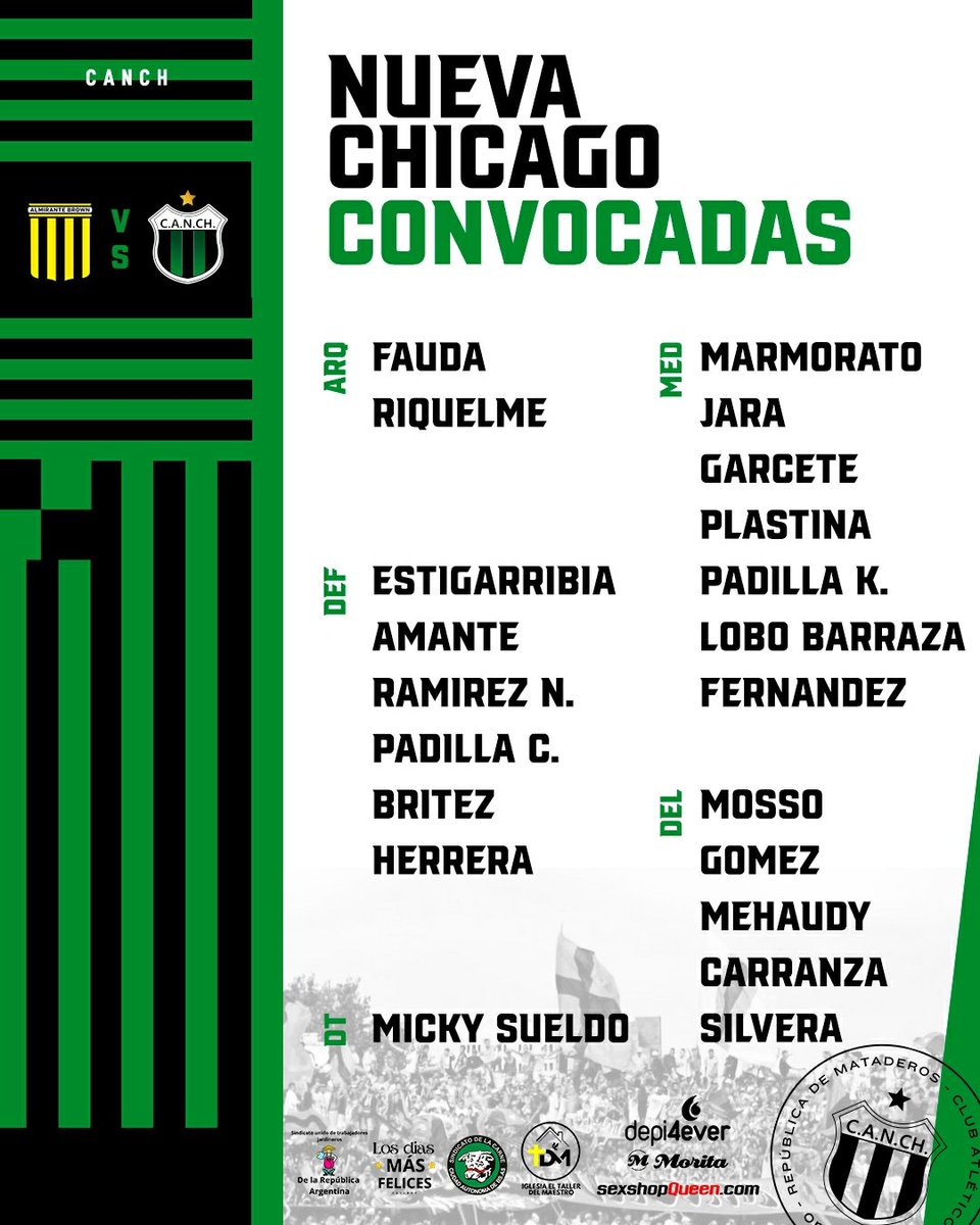 CanchFutbolFem's tweet photo. 📋 Así se prepara #NuevaChicago.

Ellas son las convocadas por #MickySueldo para el encuentro frente a Almirante Brown
.
.
@nuevachicago
.
.
#UnidasEsMejor #ChicagoSomosTodes #FutbolFemeninoAFA #VamosChicago #CUPA https://t.co/XoSTNMx10A