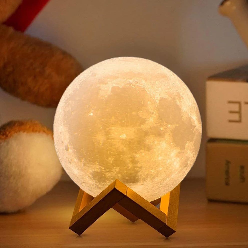 Moon lamp.