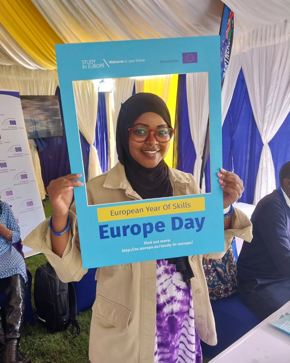 A pleasure to be invited for #EuropeDay2023 in #Kenya @uonbi  & supported #EU stand 4 #ErasmusMundus study program in Europe as an Alumni.Great to meet prospect students and also interact with several Ambassadors and Development Agency representatives.