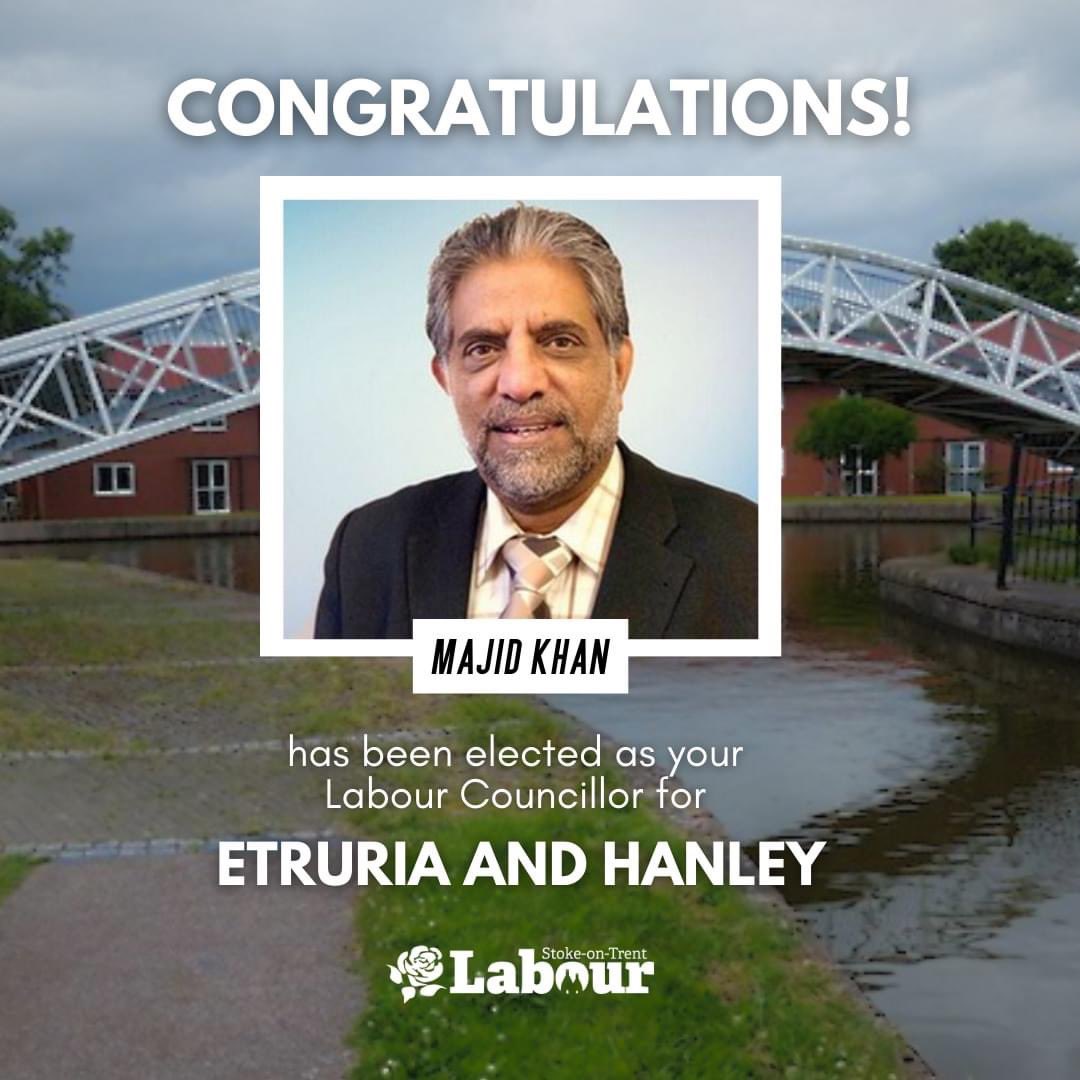 Cllr Majid Khan - Etruria and Hanley