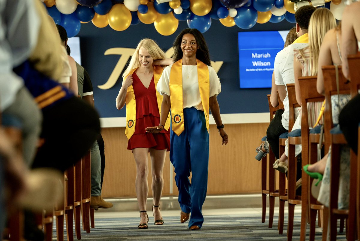 TulsaHurricane's tweet photo. That just graduated feeling😁 

Congrats to all of our student-athletes who graduated this weekend!!!

#ReignCane👑🌀 https://t.co/y1xK6ikBli