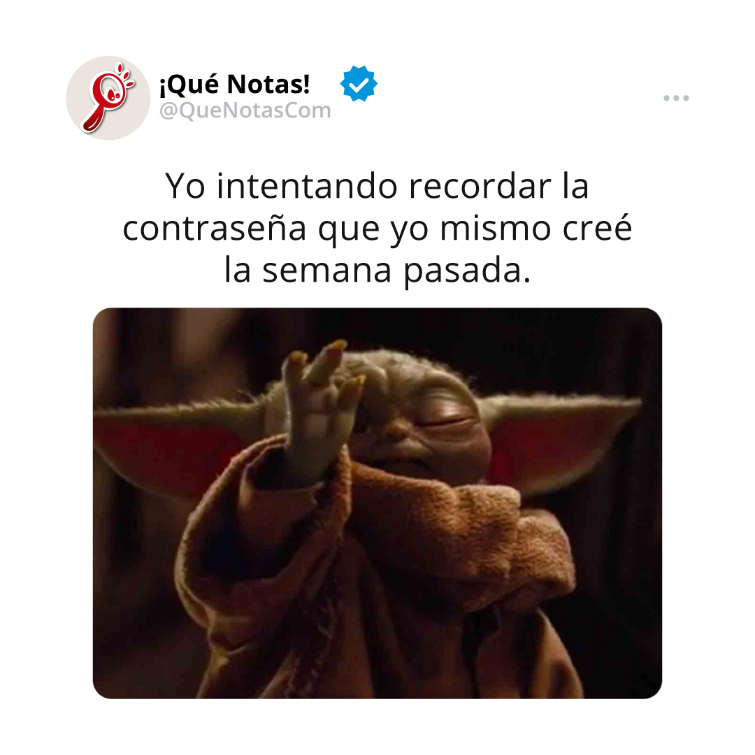 QueNotasCom's tweet image. Yo intentando recordar la contraseña que yo mismo creé la semana pasada.

#QuéNotas #memes #meme #Baby