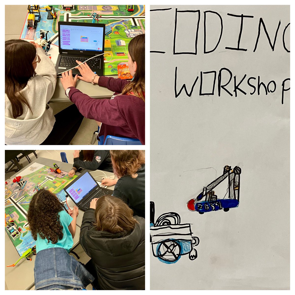 TY to @FRC7659 & @DrKozmaHNMCS from @HNMCS for hosting #EmpowHER, an event led by girls for girls, including coding sessions, @firstlegoleague matches, icebreaker games, JEDI (justice, equity, diversity, inclusion) activities, and more! @CANFIRST