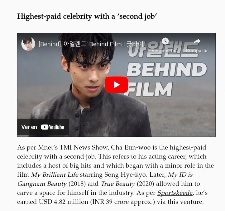 ChaEunwooINTL's tweet photo. 📰#ChaEunWoo’s net worth: A look at the wealth of Korea’s ‘1 in a million’ star

"The actor is believed to have a net worth of about USD 50 million" "As per Mnet’s TMI News Show, #차은우 is the highest-paid celebrity with a second job"

🖇️https://t.co/3K4A0F3sp1
#チャウヌ #车银优 https://t.co/rfPmqs7xX5