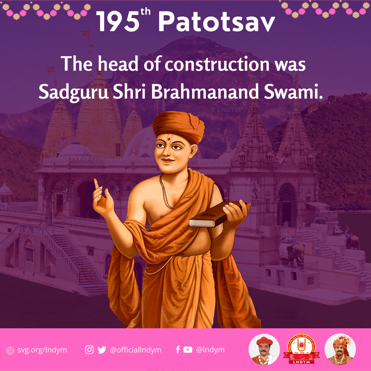 officiallndym's tweet photo. Today is the 195th Patotsav of Shri #RadharamanDev in #Junagadh - #Swaminarayan #LNDYM #VadtalGadi #Dharmakul #LNDev #NNDev https://t.co/KaYSB8ufcE