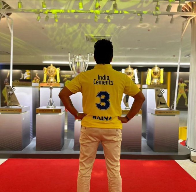 panipooparthi's tweet photo. Everyone should speak about dhoni farewell. But this man @ImRaina is doing a lot of  things for CSK. But he didn't get farewell. Atleast @ChennaiIPL take raina for a fielding coach.

#CSK #CSKvMI #Chepauk #MSDhoni #Raina #farewell #lovecsk https://t.co/bSEYHTOBMo
