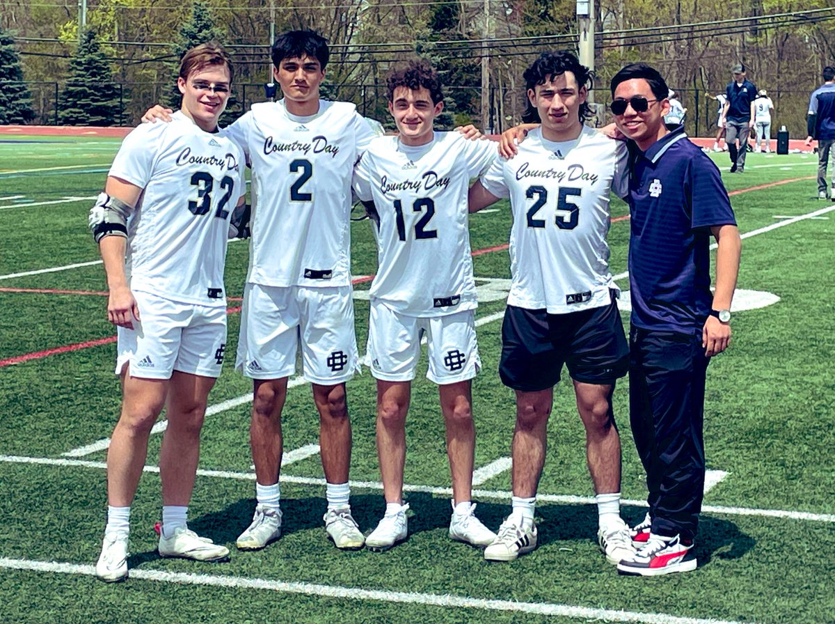BOYS LACROSSE: Yellowjackets readying to take on Grand Ledge, but not before we honored 5 seniors today for their amazing work here as students, athletes, and artists. Thank you to Graham, Ryan, Saad, Michael, and Zac for everything! #JacketUp #SeniorPride