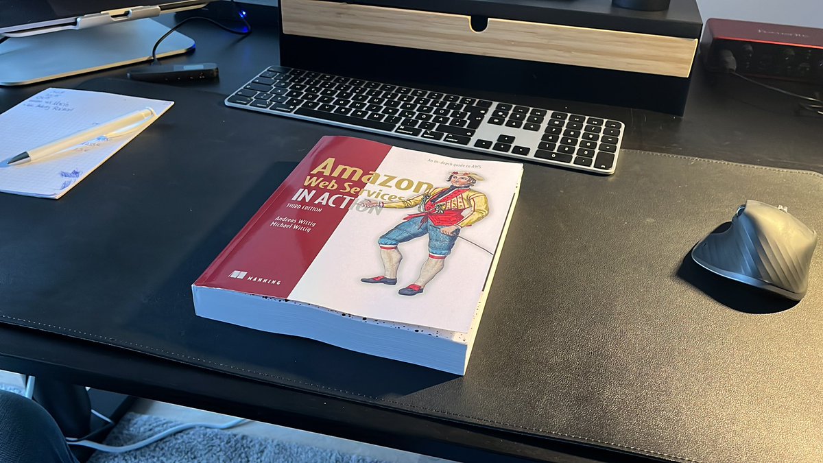 Thanks a lot <a href="/andreaswittig/">Andreas Wittig</a> &amp; <a href="/hellomichibye/">Michael Wittig</a> for sending over the newly released 3rd version of your book „Amazon Web Services In Action“ ☁️

I already learned so much from the second edition and am looking forward to this one 🚀