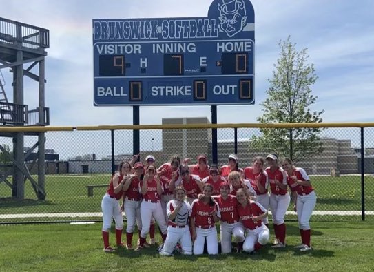 MHSsoftball2025's tweet image. WE ARE CONFERENCE CHAMPS‼️‼️Cards beat Brunswick back to back games to secure the title! 9-1*was the final💪🏼

Cards ERUPT for 18 hits🥵
Kristin Dems goes the distance in back to back days, only giving up 11H total, 2 earned runs! SHEEESH🙌🏻🙌🏻🙌🏻