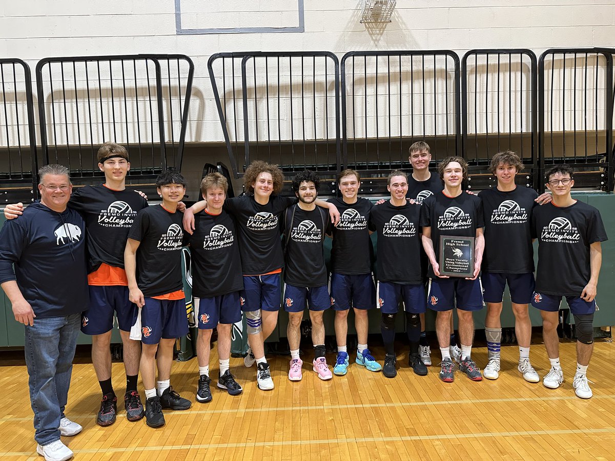 Bison beat Wheaton North 25-16, 25-17 in the Championship game of the Fremd Invite!!  Let’s Go!! #bgvb2023