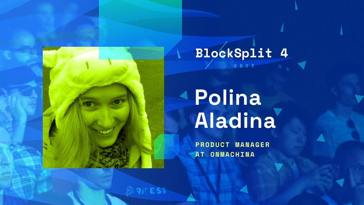 We're honored to have @Polycarpik, Product Manager at @OnMachina, as a speaker at BlockSplit! 🎉

@OnMachina is on a mission to create a decentralized storage network with true ownership and control.

Get your tickets for BlockSplit now!

👉blocksplit.net