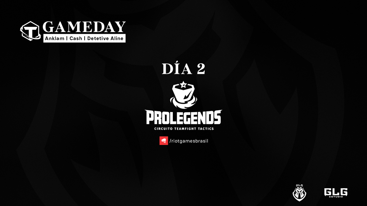 GLGesports's tweet photo. 🏆 Estamos jugando en este momento el día 2 DE ProLegends por la llave superior
En estos momentos 🇧🇷 Cash y 🇧🇷 Anklam están jugando el grupo A, por la tarde 🇧🇷 Detetive hará lo suyo en su respectivo grupo
Vamo! 🔥
📺 https://t.co/9P9qUiM3xX
#GoGLG #ProLegends https://t.co/eQMbHcdrnF