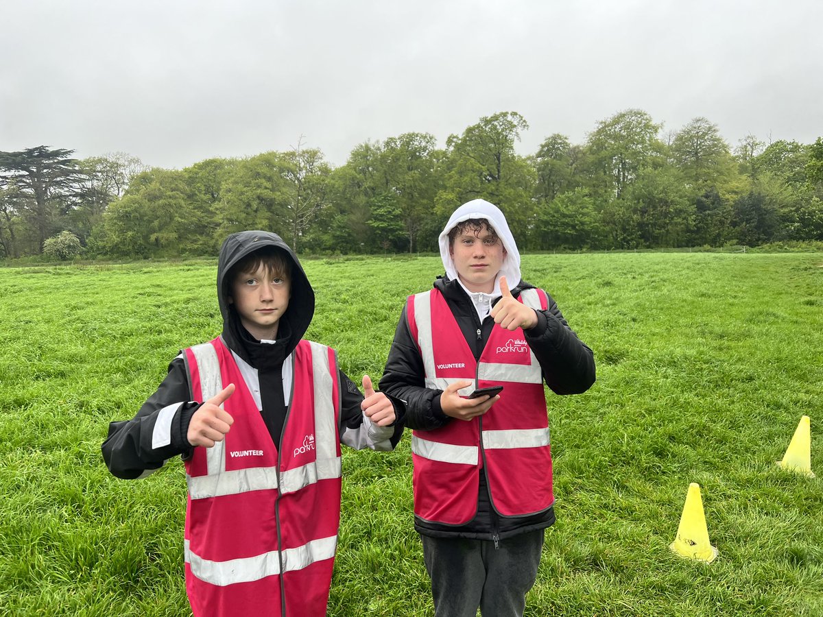 GingerWinger77's tweet photo. Really proud of these two. Horrible weather today and they still got up and went. One v25 and the other v41 @parkrunUK https://t.co/eoXwtdM3Jc
