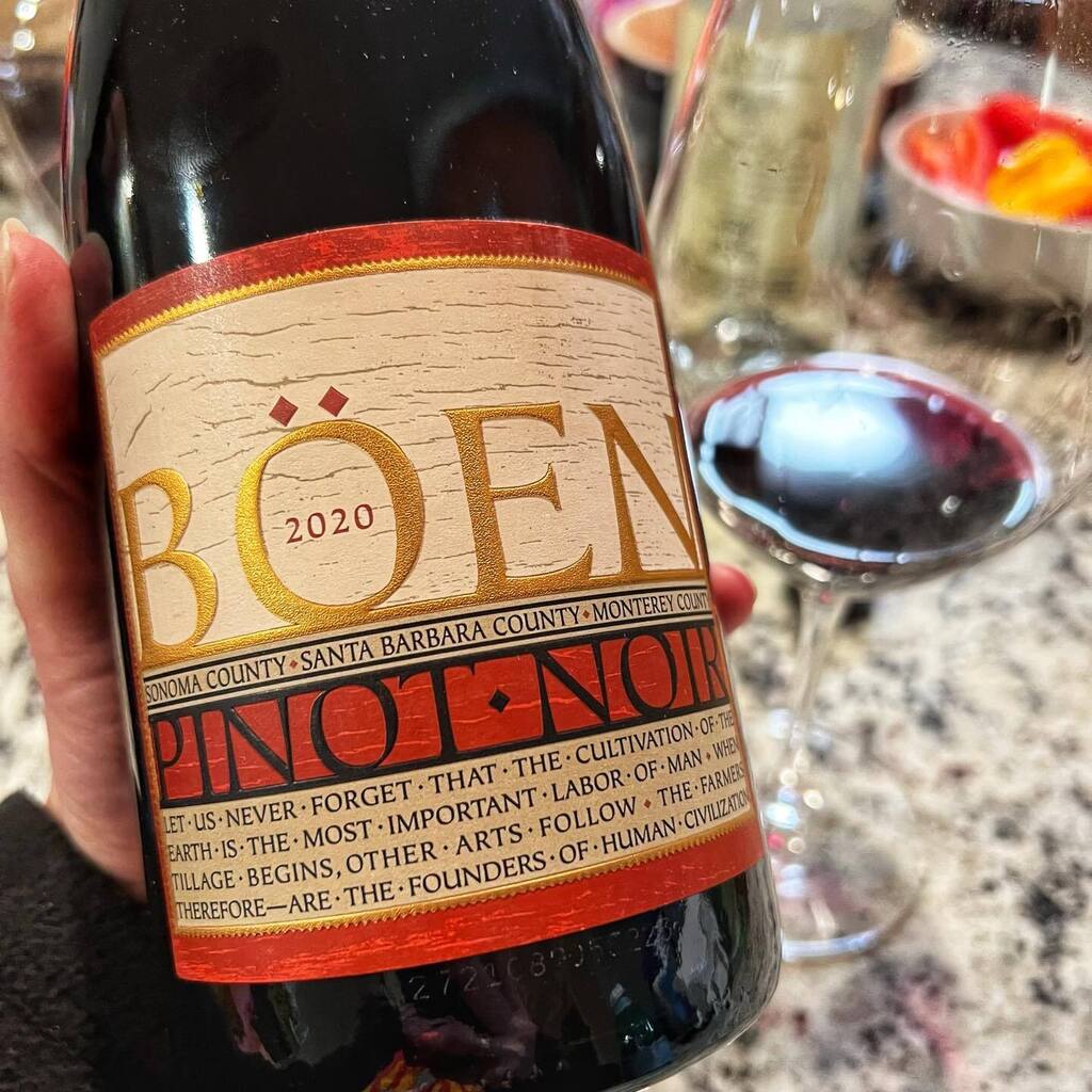WineByKari's tweet photo. Fun Fact: BÖEN translates to ‘The Farm’. The winemaker, Joseph Wagner says, “...the wine I make is indivisible from the land it comes from and that first and foremost, I am a farmer.” Love it!

BÖEN PINOT NOIR
Vintage: 2020
Varieties: Pinot Noir
Taste: B… https://t.co/6hOVD8LUxM https://t.co/h8UdDoFoqd