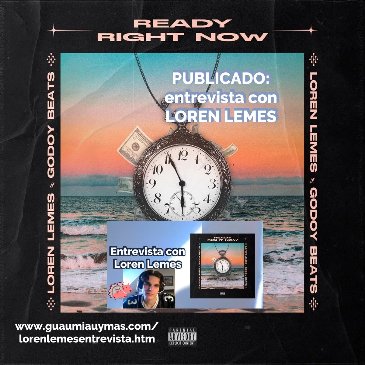 GuauMiauyMas's tweet photo. Entrevista con @LorenLemes sobre su carrera musical , su single #ReadyRightNow , la producción de Godoy Beats , su nuevo álbum #TheIsland , conciertos , próximos proyectos y más. https://t.co/krJmvgtLPT https://t.co/GafpzeNVxD