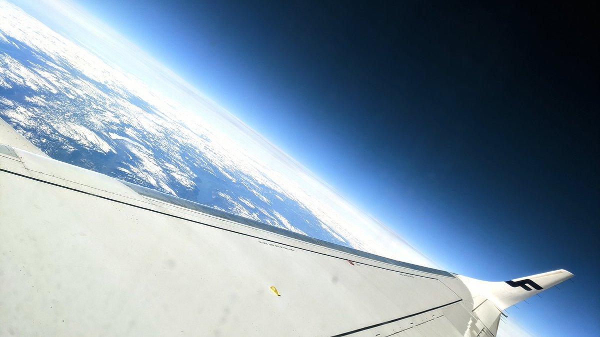 Feeling on top of the world 🌍 en route back to the UK 🇬🇧 after a fantastic trip to Finland to collect the students 🇫🇮 #Erasmus23 <a href="/forrestleigh/">Dr Emma Forrest-Leigh~Jewellery for the Brave 🇪🇺</a> <a href="/gifhe/">Grimsby Institute</a>