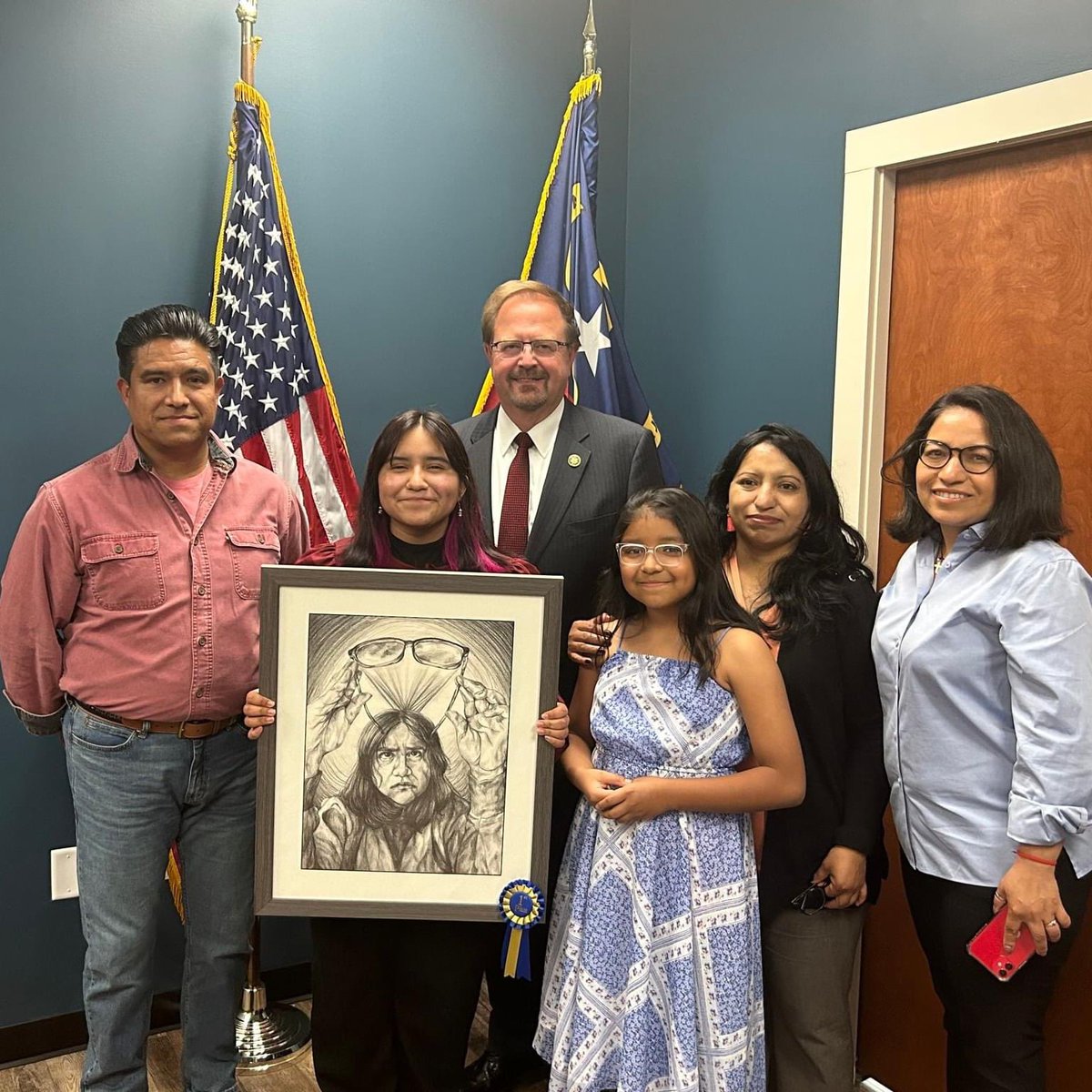 HCPSNC's tweet photo. Wow! We love to see our students shine!

Briana Sosa Trejo, a student at @HC_EarlyCollege, won the 2023 Congressional Art Competition for North Carolina’s 11th district. The artwork will be displayed for one year in the U.S. Capitol. https://t.co/JdqOwdOoLD