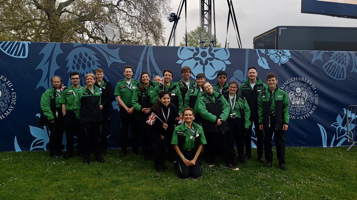CarlaMKB's tweet photo. Happy to have been able to volunteer with St John ambulance for the King’s coronation https://t.co/mWDMNxtyOt