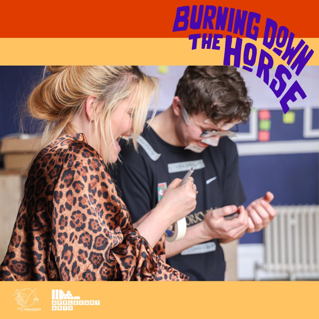 fishing4chipstc's tweet image. @charlie_lyne has beautifully captured our R&amp;amp;D with @ApplecartArts last weekend. Playful, curious and quality work! We’re so grateful and you must hit up Charlie if you’re looking for someone to capture your show this #edfringe23 #isurvivedthehorse @ThePleasance @edfringe 🏺✔️🏛️