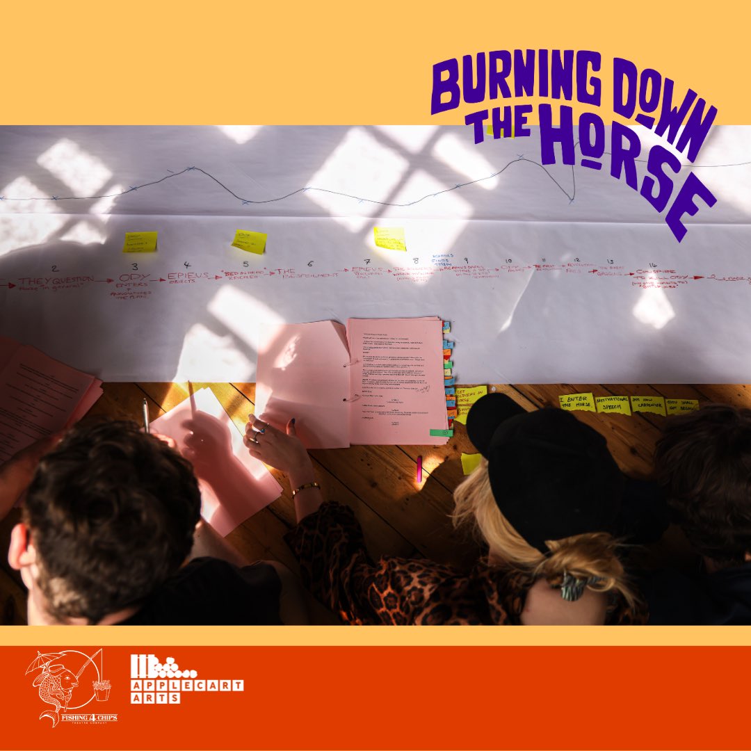 fishing4chipstc's tweet image. @charlie_lyne has beautifully captured our R&amp;amp;D with @ApplecartArts last weekend. Playful, curious and quality work! We’re so grateful and you must hit up Charlie if you’re looking for someone to capture your show this #edfringe23 #isurvivedthehorse @ThePleasance @edfringe 🏺✔️🏛️