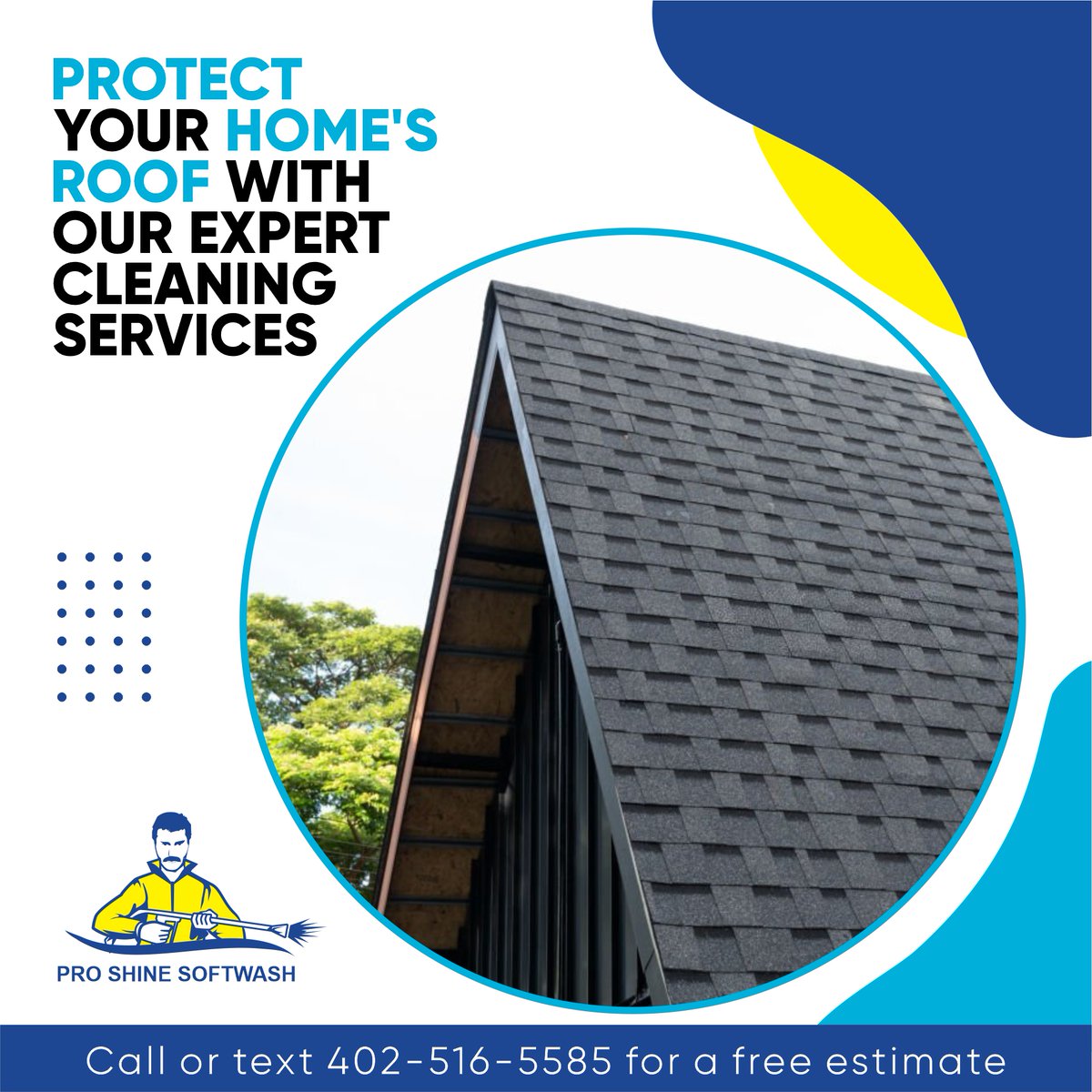 pro_softwash's tweet photo. Your roof is one of the most important parts of your home. Make sure it stays in top shape with our expert roof cleaning services. We'll remove any dirt, debris, or stains that could cause damage to your roof and leave it looking like new.

#cleaning #clean #cleaningservice #home https://t.co/yiRDhHoQHs