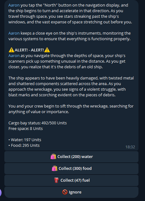 CosmicCompGms's tweet photo. 🚀 In space, anything can happen.

🌟 Explore, survive, and make crucial decisions on an epic adventure through the vast expanse of space with Lost in the Stars! 🚀

#gamedeveloper #screenshotsaturday #indiedev #cryptocurrency #NFTs #BNB #BinanceSmartChain #bscgems #bscgems https://t.co/nxRnF6rN0m