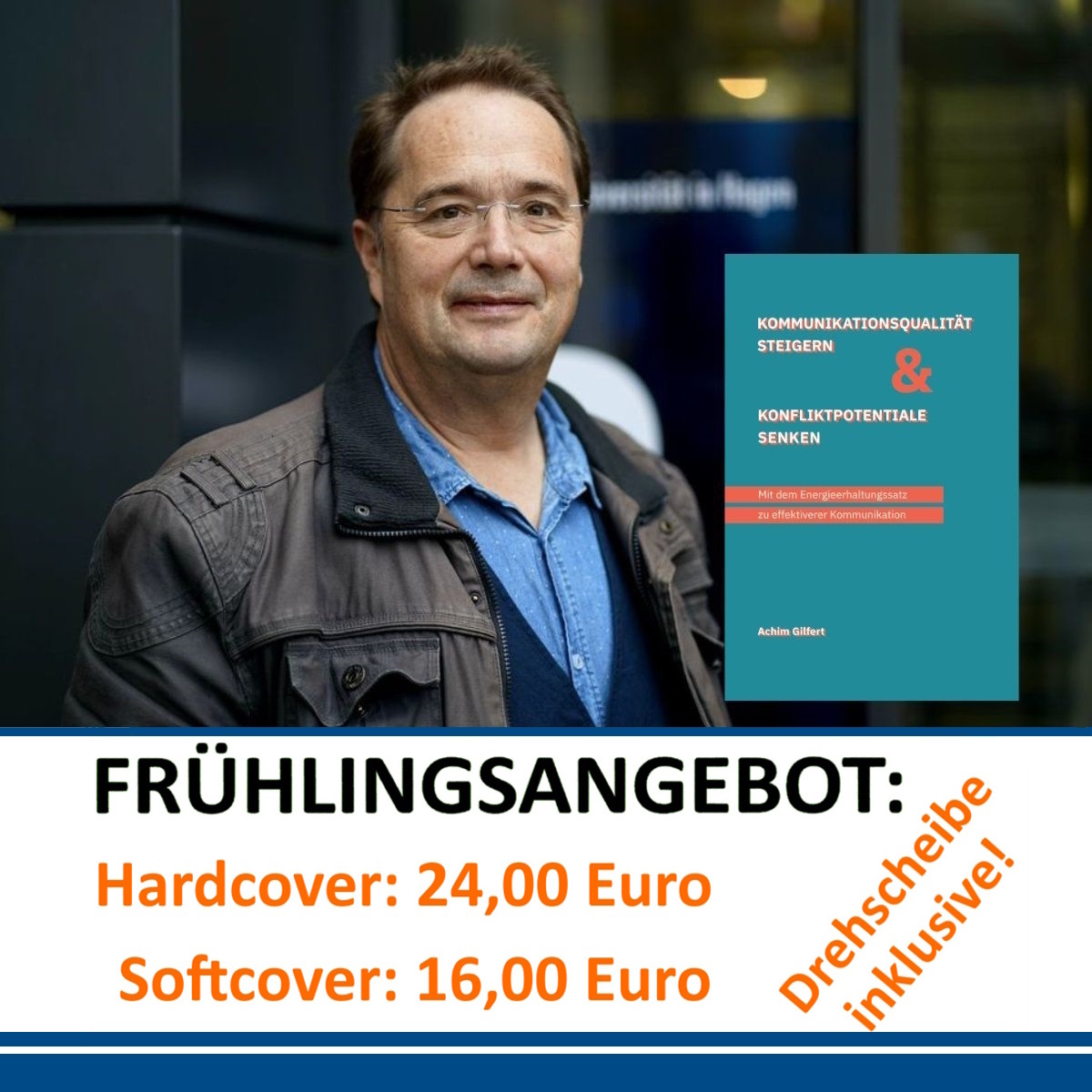 Kommunikationsqualität steigern &amp; Konfliktpotentiale senken: Eine neue Perspektive auf die Kommunikation.
Die Buchpreisbindung für die Printbücher ist aufgehoben. Schauen Sie hier: lnkd.in/dGu3nDa #Kommunikation #Konfliktmanagement #Konfliktpotentiale #Energieerhaltung