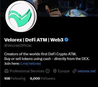 Thank you guys for 6.000 Twitter Followers 👀🎉
#VEX #VELOREX $VEX