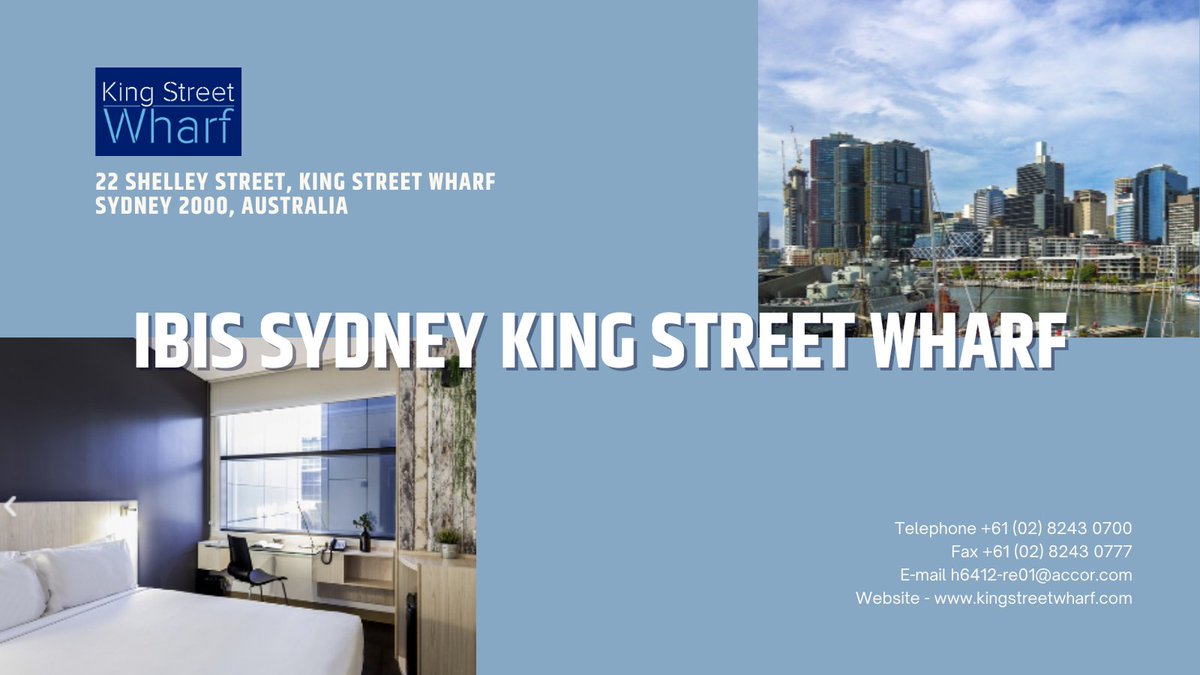 Get every detail of Ibis Sydney King Street Wharf at
kingstreetwharf.com
.
.
.
.
.
#ksw #sydney #darlingharbour #hotelssydney #sydneyhotels #hotelsinsydney #sydneylife #sydneytourism