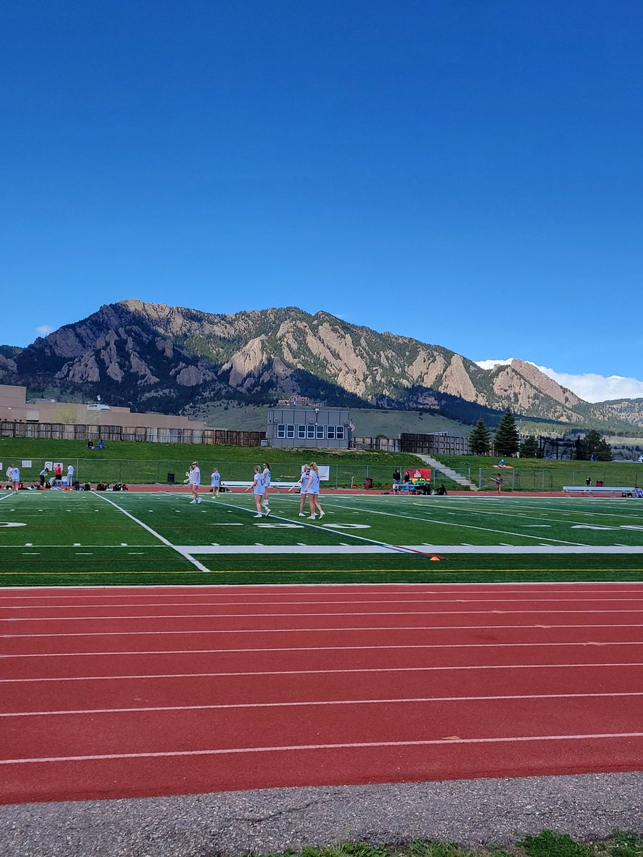 I'm here at the school with the state’s best view to cover the big battle between 4A's No. 2 <a href="/MeadAthletics/">Mead HS Athletics</a> and 5A No. 5 <a href="/FairviewAD/">FHS Athletics</a> girls Lacrosse. Should be a good one, so follow along for updates <a href="/BoCoPreps/">BoCoPreps</a> <a href="/CHSAA/">CHSAA</a>