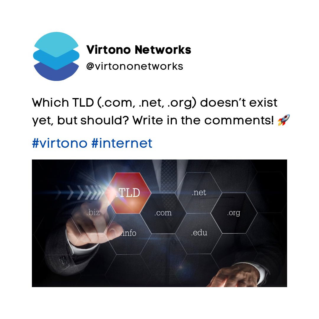 Virtono's tweet photo. #tech #webhosting #tld #domainnames #web #webdevelopment https://t.co/OxjOPVUsKz