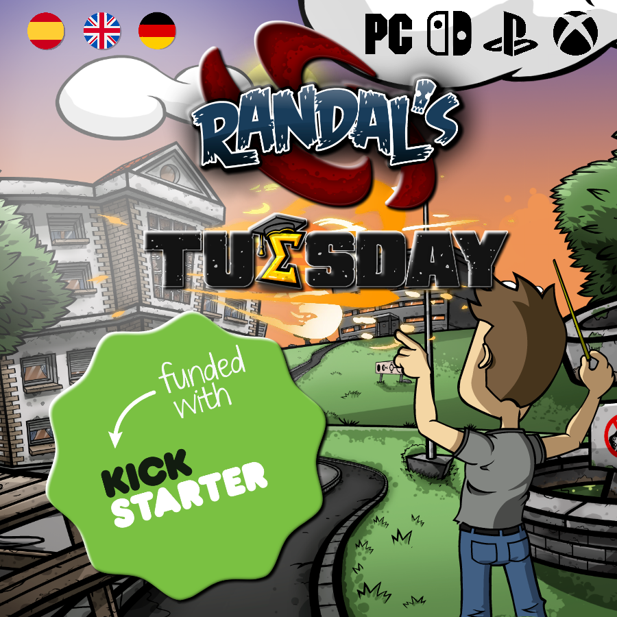 We did it!
We have reached our first goal on Kickstarter!
👉 bit.ly/randal-prequel
This is just the beginning, and now we need your help more than ever to make Randal's Tuesday the prequel you deserve.

#RandalsTuesday #KickStarter #IndieGames