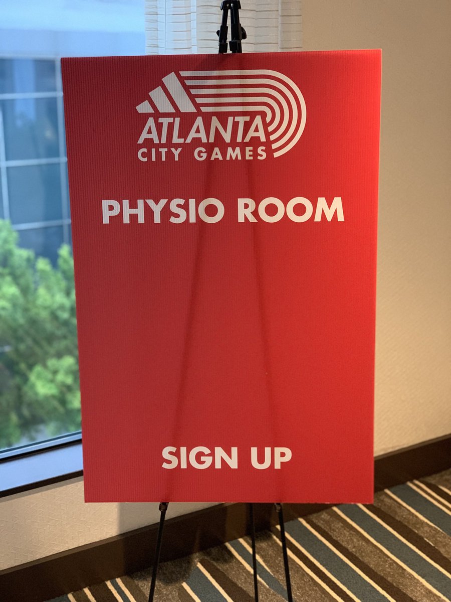 GeorgiaSportsPT's tweet photo. Excited and honored to be part of the medical staff for the #atlantacitygames today!! Big shout out to @georgia_sports_chiro for the invite. Come out and stay late to cheer on these incredible athletes at Centennial Olympic Park!
#atlanta #atl #centennialpark #trackandfield https://t.co/QSAJwAFR5n