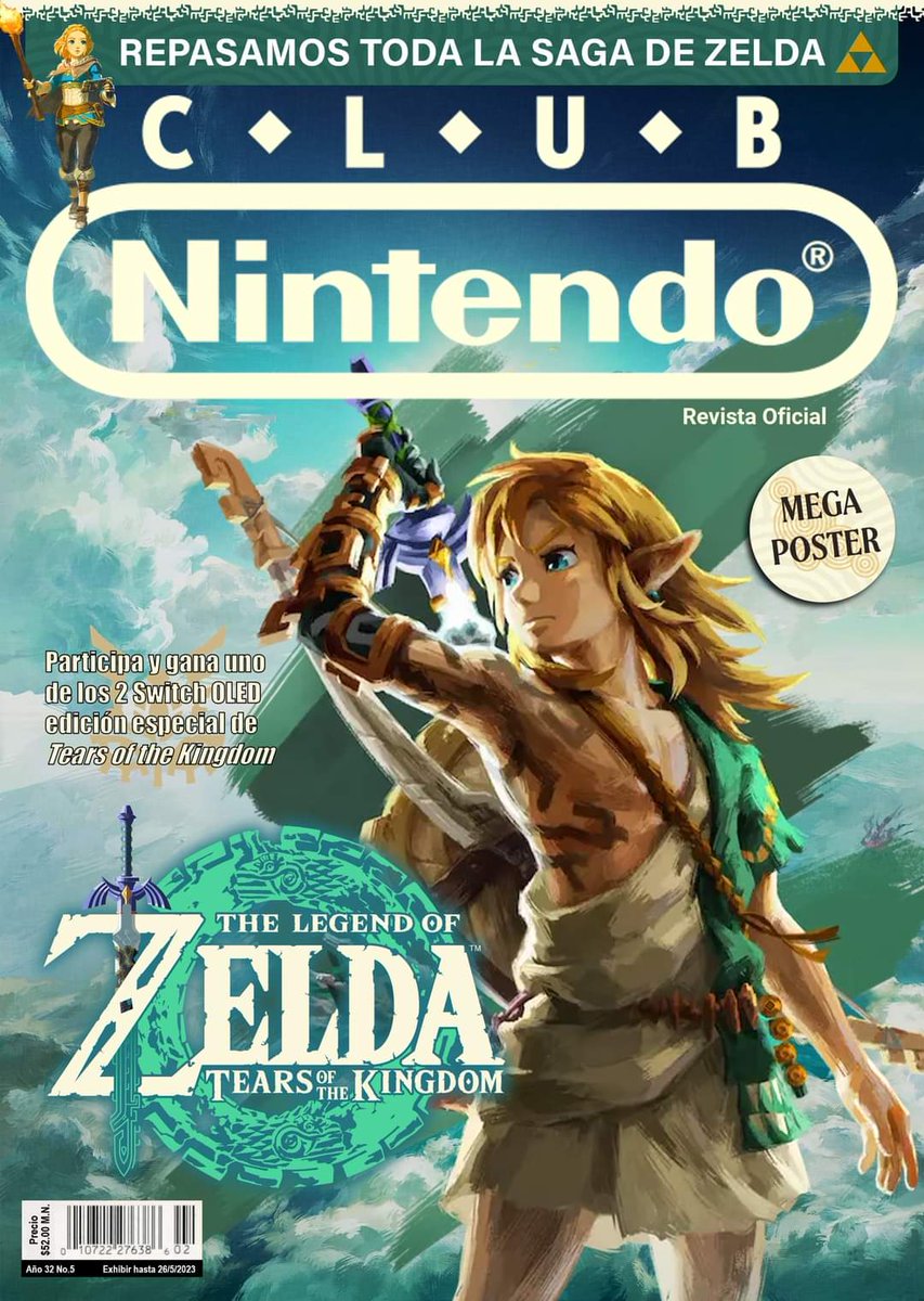 LaGranCN's tweet image. ¡Y sí! Llegó el #fanmade de portada de #ClubNintendo dedicada a The Legend of Zelda: #TearsOfTheKingdom, por Iván Peraza. #CNportada 🤩👏👏👏