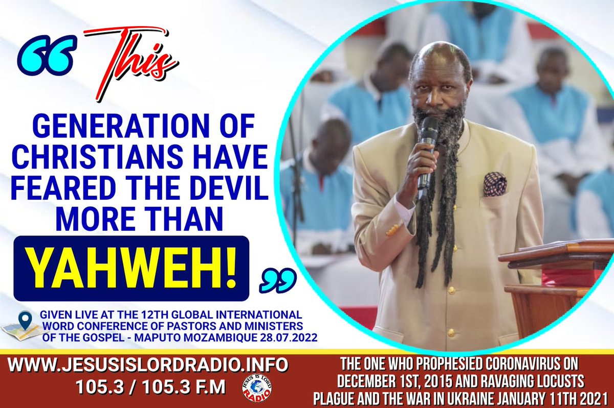 innocentnt2287's tweet photo. #MegaEndTimeRevival comes with the Fear of God! https://t.co/mM50QPRRYY