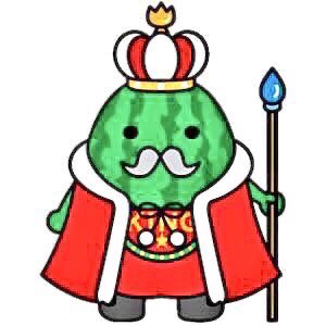 「Jumball the Third, king of the watermelo」|Mondo Mascotsのイラスト