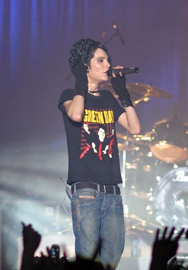 Show in Munich, 2005: Bill Kaulitz.