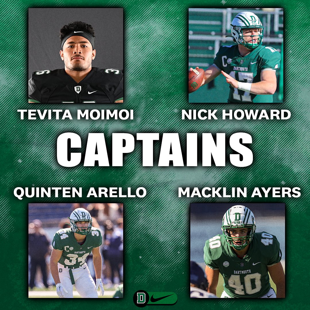DartmouthFTBL's tweet photo. Congratulations to our 2023 Captains! #TheWoods https://t.co/DdCrQ8eDON