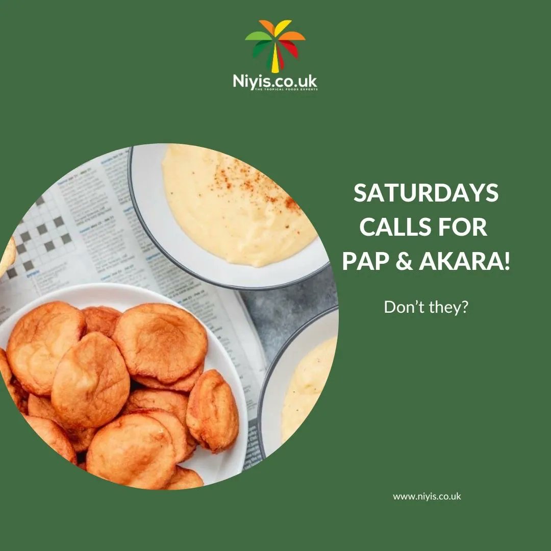 After a Nice long Saturday, Akara paired with pap seems like just the right meal🤤

What’s yours? 🤗😍

#gethealthywithniyis #chooseniyis #shopniyis Queen #saturdaymeal #ukgroceries Princess Anne #papandakara #grocerystores #CoronationDay