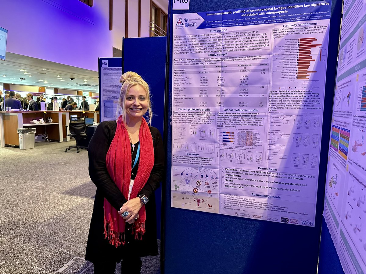 Melissa M. Herbst-Kralovetz, PhD (@herbstkralovetz) on Twitter photo 💫 Wow—so excited & grateful our #adenomyosis poster was recognized by <a href="/WorldEndoSoc/">WES</a> World Congress as highly commended! This work was led by <a href="/gmaylorentzen/">Georgia May Lorentzen</a> & <a href="/LaniewskiPhD/">Paweł Łaniewski, PhD</a> in my lab <a href="/uazmedphx/">UAZ Medicine - Phoenix</a> and in collaboration w/<a href="/NicholeMahnert/">Nichole Duran Mahnert MD</a>, <a href="/l_farland/">Dr. Leslie V. Farland</a>, <a href="/jmourad1/">Jamal Mourad</a> and others!💫 #WCE2023 💫 Wow—so excited & grateful our #adenomyosis poster was recognized by <a href="/WorldEndoSoc/">WES</a> World Congress as highly commended! This work was led by <a href="/gmaylorentzen/">Georgia May Lorentzen</a> & <a href="/LaniewskiPhD/">Paweł Łaniewski, PhD</a> in my lab <a href="/uazmedphx/">UAZ Medicine - Phoenix</a> and in collaboration w/<a href="/NicholeMahnert/">Nichole Duran Mahnert MD</a>, <a href="/l_farland/">Dr. Leslie V. Farland</a>, <a href="/jmourad1/">Jamal Mourad</a> and others!💫 #WCE2023