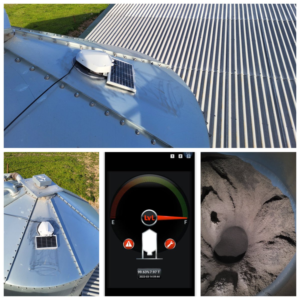 LvLogics's tweet photo. SiloSpi solar helps manage inventory in many countries across a range of industries. Email us for more. Info@lvlogics.com #sustainability #safetyfirst #iot #animalhealth #levelmonitoring #cement #polymers #silos #agtech #agribusiness #agriculture #grain #milling #solar https://t.co/qPxsIdU35S