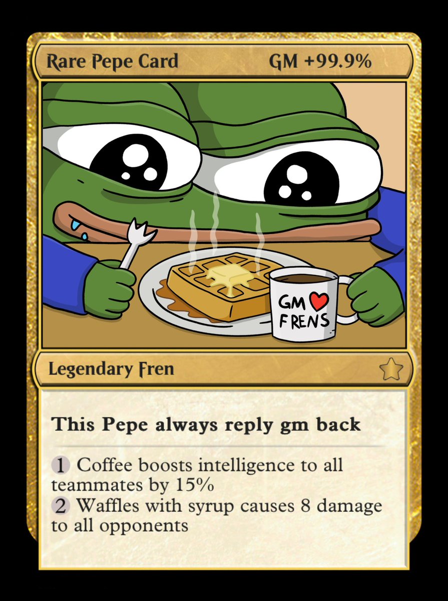 GM fam❤️ $pepe