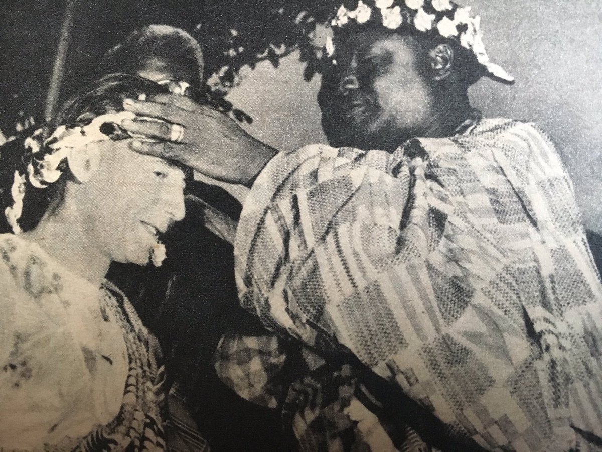 GSportsHistory's tweet photo. The inaugural Ballon d'Or winner Sir Stanley Matthews, had his #Coronation in 1957.

During his famous tour in Ghana, he was enstooled as "Soccerhene,"—  King of Football.

#GhanaSportsHistory
#CoronationDay https://t.co/aQWWvWMx5U
