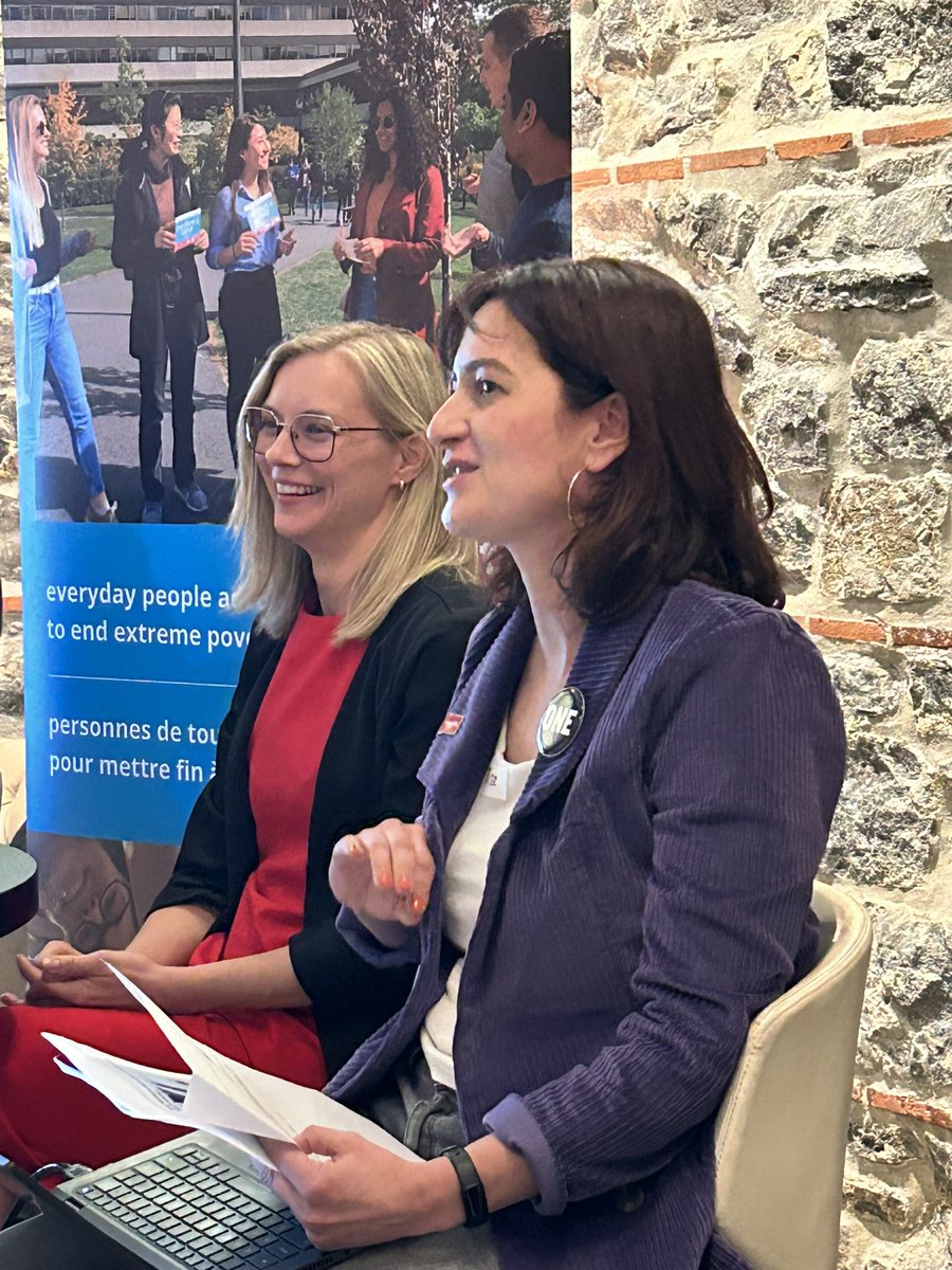ResultsCda's tweet photo. @elise_legault from @ONE_in_Canada on reforming the international financial architecture. There is a need to restructure debt, reform multilateral developments banks &amp; put special drawing rights to good use. Big ideas for big issues! 

#ResultsCanadaConference #GameChangers2030 https://t.co/jGJtC4ajFB